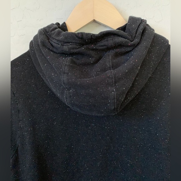 NIKE Sportswear Women’s Black Cowl Speckled Neck Funnel Hoodie! Size Small. - Picture 8 of 12